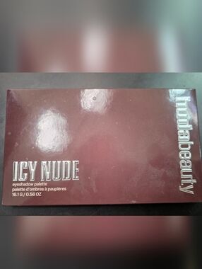 HUDA BEAUTY Icy Nude Eyeshadow Palette - Deep Mauve Metallic